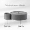 Strong Adhesive Hook and Loop Strap with Tearable Binding Buckle