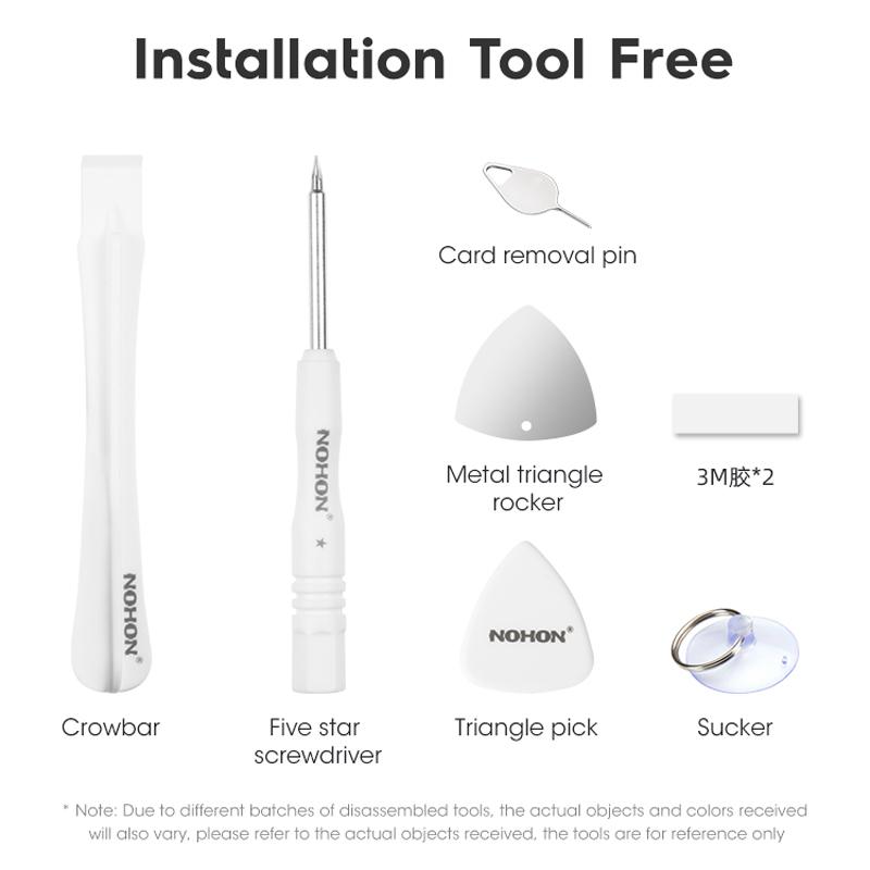 NOHON аккумулятор для Xiaomi Mi 10 9 8 6 Lite SE Pro 5 5S 5X 6X 4C F1 F2 Pro MIX 2 2S MAX 2 3 Redmi Note 2 3 4 4X 5 5A 7 8 Pro 8T 3S