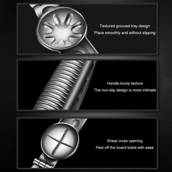 Nutcracker Chestnut Opener Stainless Steel Chestnut Cutter Tool Chestnut Clip Ergonomic Handle Walnut Opener