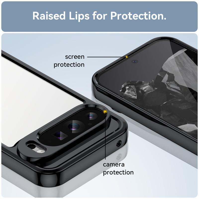 Transparent Colorful TPU Case for Google Pixel 10 9 Pro XL 9A 8A 8 Pro Protective Cover Clear Fundas Coque Capa