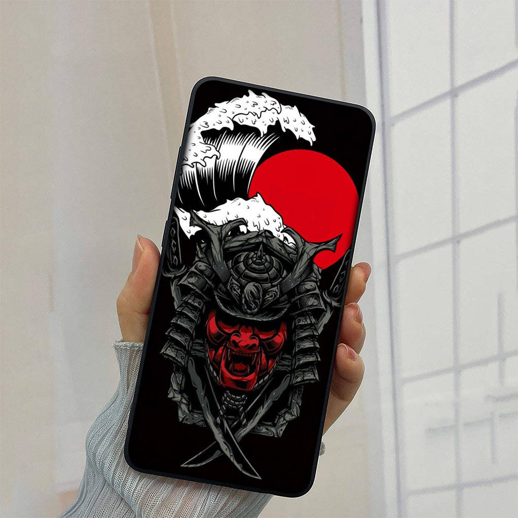 Для Samsung Galaxy S24 S23 iPhone 15 14 Xiaomi Redmi Note 13 12 11 Pro Max X 8 7 9 10 XR OPPO A15 Huawei чехол для телефона Япония самурай скелет череп ниндзя
