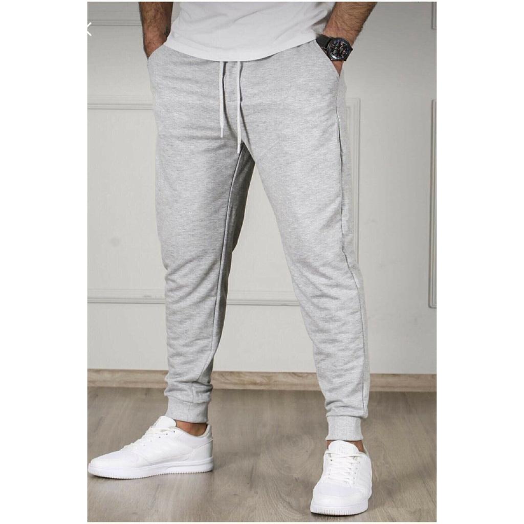 Blackjackgiyim Men's Gray Slim Fit Jogger Sweatpants