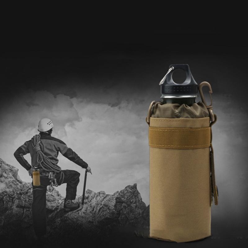 Сумка-подсумок Molle для бутылки с водой, регулируемая стропа, сумка на шнурке