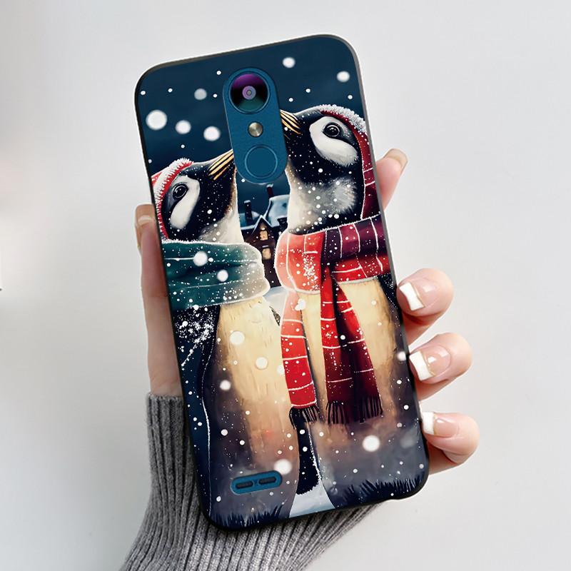 Для LG K8 (2018)/LG K9 2018 Мягкий Силиконовый Черный Чехол Вирусный Стиль Рисунок Мультяшный Кролик, Король Драконов Кролик Чехол