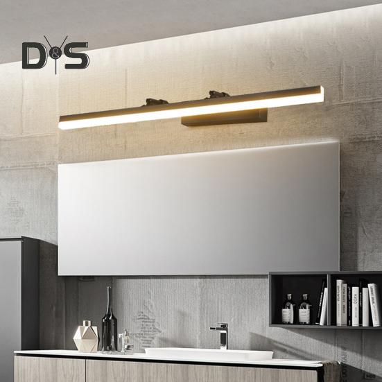 Светодиодный настенный светильник с регулируемой цветовой температурой, регулируемой яркостью, без мерцания, широко используемый современный светодиодный светильник для туалетного столика, подсветка для картин