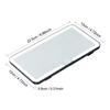 Rechargeable LED Car Sun Visor Vanity Mirror HD Dimmable Makeup Light Universal Clip-on Portable Vehicle Beauty Accessory Gift Interior Mirrors6