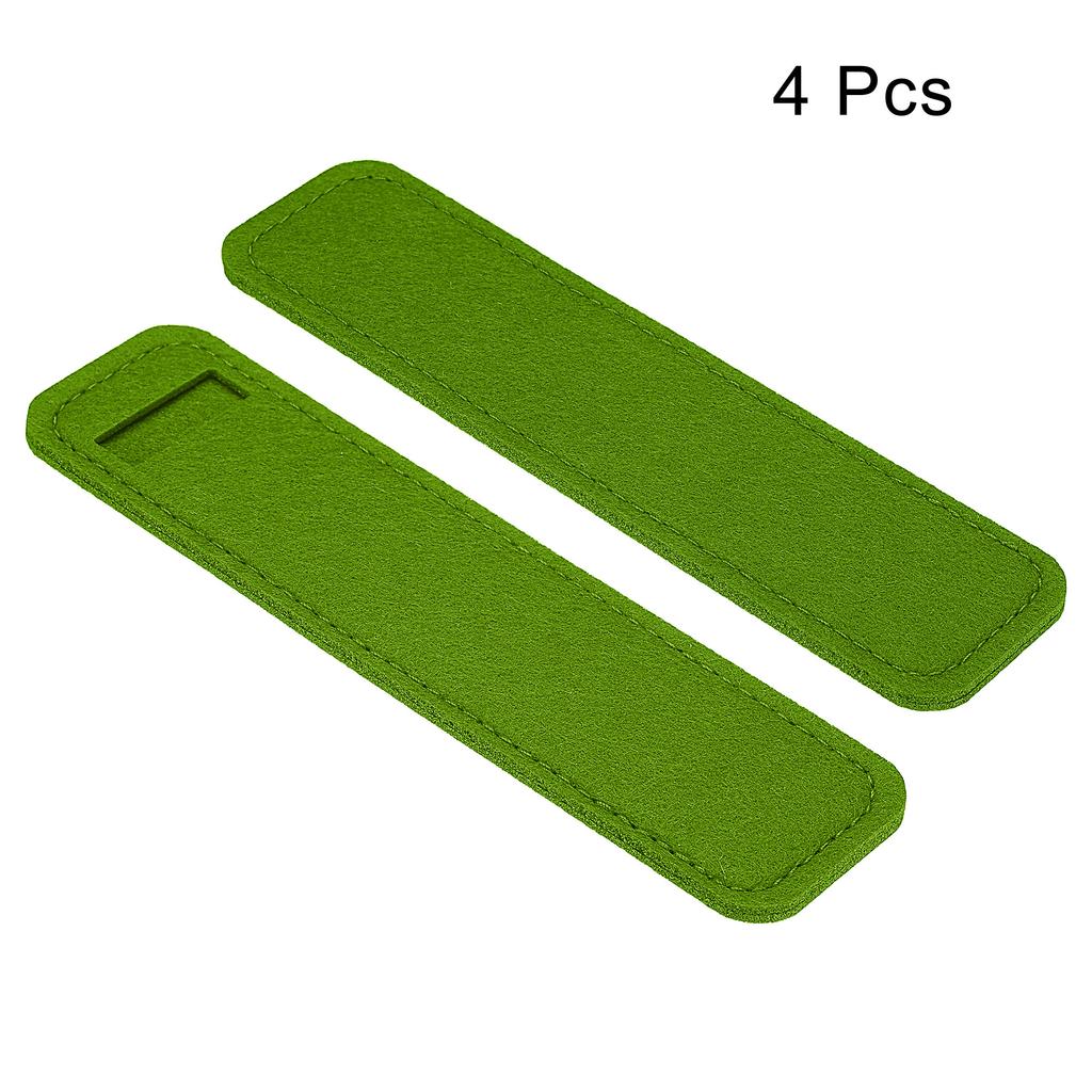 4Pcs Mini Felt Pencil Case Exquisite Stylus Crystal Ballpoint Pen Bag Suitable For Students And Business Use For Gift Packaging