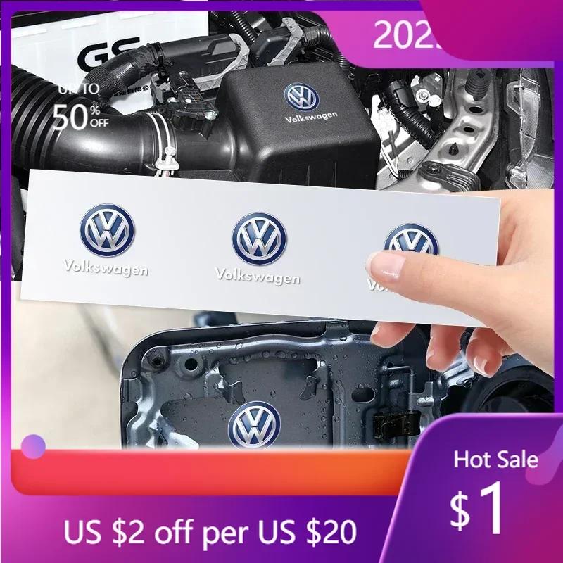 New Hot 2025 New B5 80% For Volkswagen Car Metal Emblem Wiper Stickers Reflective Decor Decals For Volkswagen GOLF 5 Tig