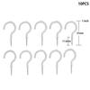 10 шт. вешалка для кружек, крючки для чашек, сверхмощные ввинчивающиеся потолочные крючки для чашек