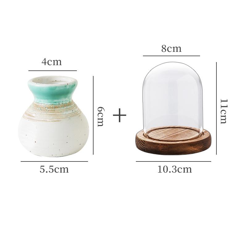 Высококачественная керамическая коробка для зубочисток, ретро-контейнер для хранения ватных палочек, стеклянная крышка, простой домашний кухонный настольный держатель для зубочисток, диспенсеры