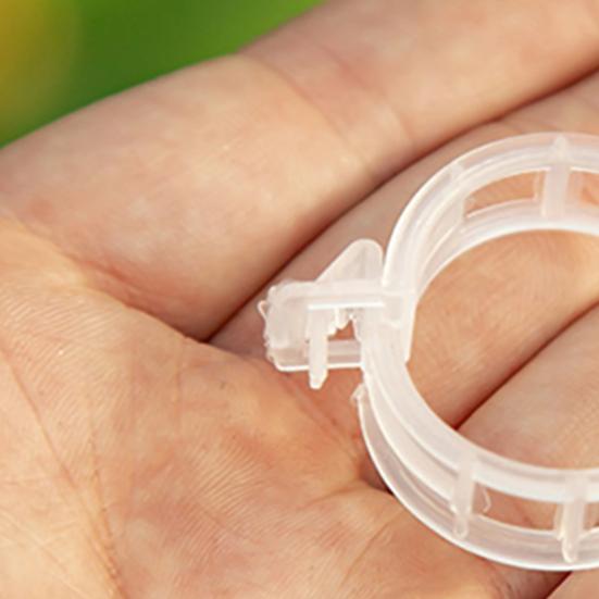 100 шт. зажимы для поддержки растений, экономящие трудозатраты, долговечные пластиковые подвесные зажимы для фиксации лозы для дома