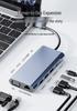 Новая одиннадцатипортовая гигабитная док-станция USB-C с расширением USB 3.0 и VGA для ноутбуков