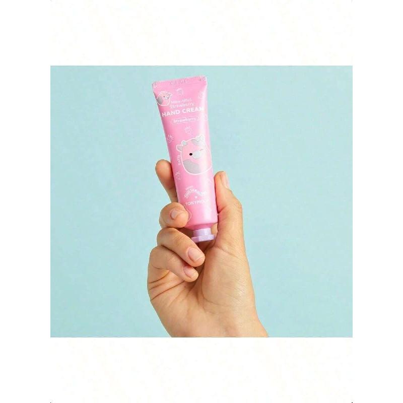 Tonymoly Squishmallow Hand Cream, Patty Moo-Tiful Strawberry Milk Moisturizing, Hydrating And Nourishing Hand Lotion, Non Greasy All Skin Types, 30ml