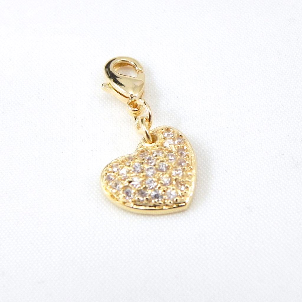 Les Trésors De Lily [G9331] - Позолоченный кулон-подвеска «Сердце»