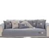 Simple Cartoon Sofa Cushion, New  Chenier Four-Season Universal Sofa Cushion Set, Non-Slip Cover Cloth Cushion