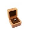 Simple Velvet Wood Rings Box Jewlery Storage Ring Earring Holder Retro Jewlery Organizer  Ring