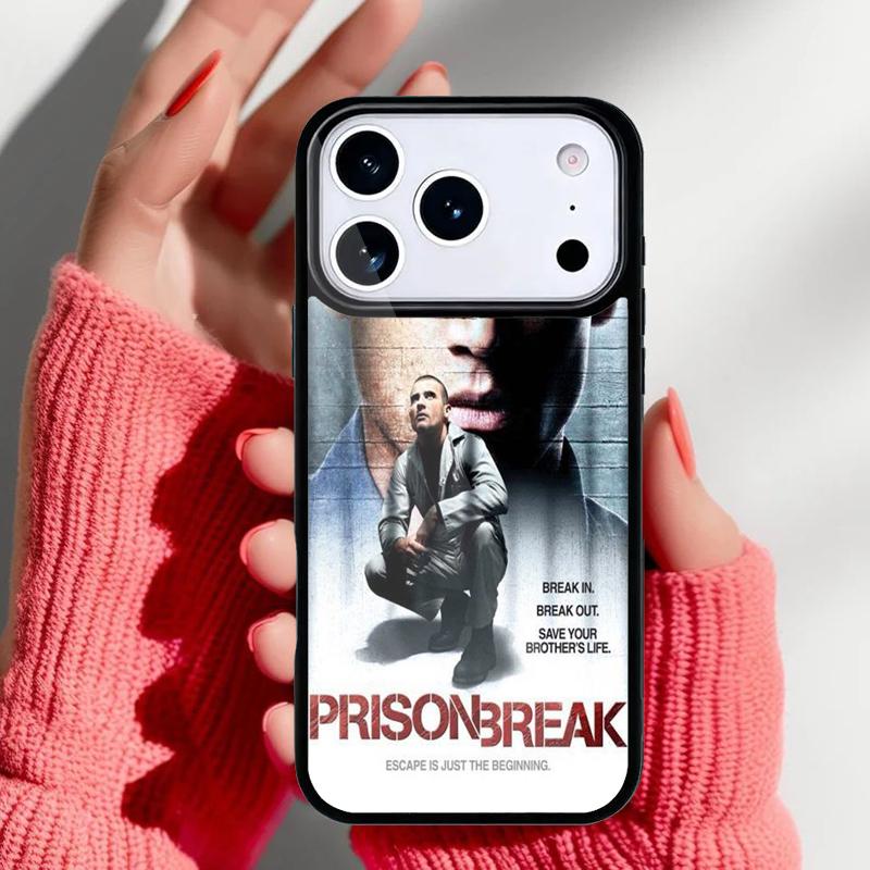 Чехол для телефона Побег из тюрьмы для iPhone 17 Air 16e 15 14 13 Pro Max Задняя крышка для 12 11 Pro Coque