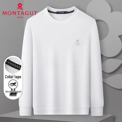 Мужская универсальная футболка с длинным рукавом MONTAGUT, свитшот JG