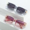 Треугольные солнцезащитные очки Cat Eye High-End Pearl, простые солнцезащитные очки, модные женские очки