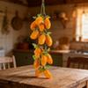 Fruit And Vegetable Decorative String Set For Restaurant Wall Decor With Colorful Artificial Veggies And Fruits