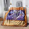 Yu‑Gi‑Oh Anime Card Print Flannel Blanket Cozy Warm Throw Bedroom Sofa Birthday Present Indoor Home Holiday Lounge Art Decor