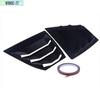 Matte Black Side Window Louver Vent Cover Trim For Mazda 3 Axela 2014-2018 New