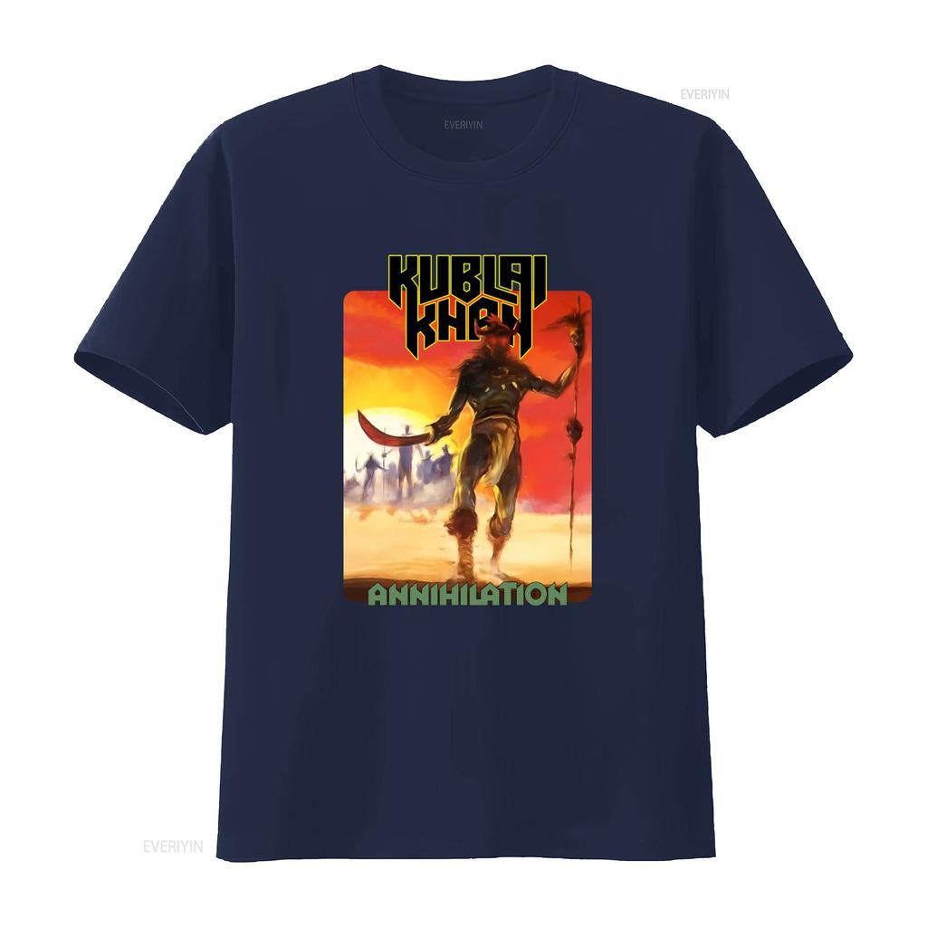 KUBLAI KHAN Annihilation T shirt Perfect for Metal Music Fans vintage Washed Breathable designer clothes Stylish fashion