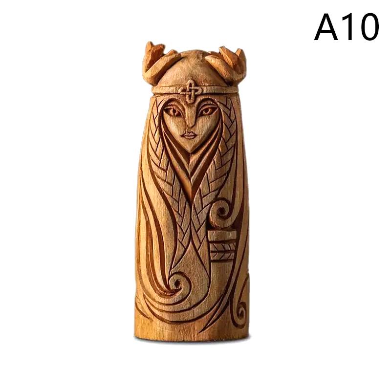 Статуя богини Фрейи викингов, смоляная скульптура, религиозная фигурка ангела, напольная, скандинавская алтарная скульптура для домашнего декора