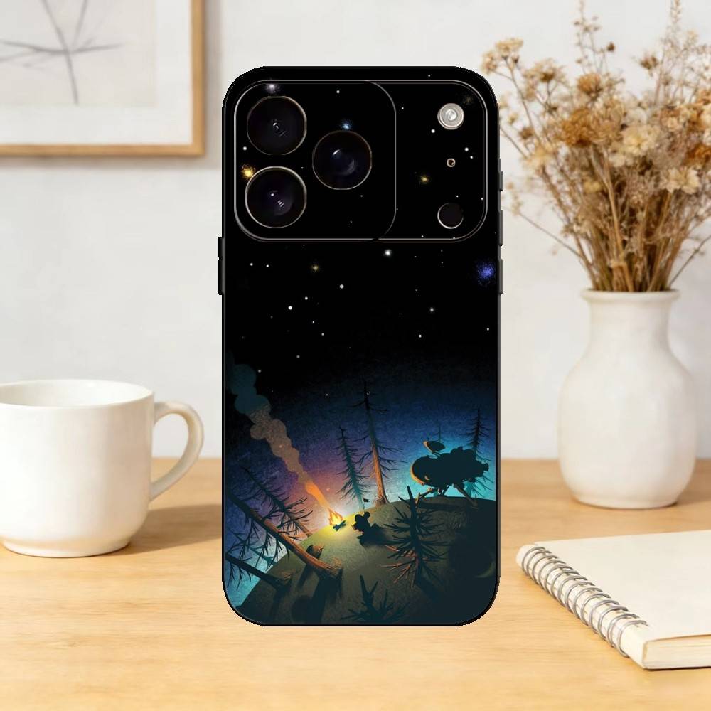 O-Outer W-Wilds Игра Чехол для телефона Силиконовый черный Мягкий Для IPhone 17,16,15,14,13,12,11,SE,Plus Pro Max