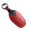 Genuine Leather Hand-Sewn Key Cover for Dongfeng Peugeot & Citroen DS