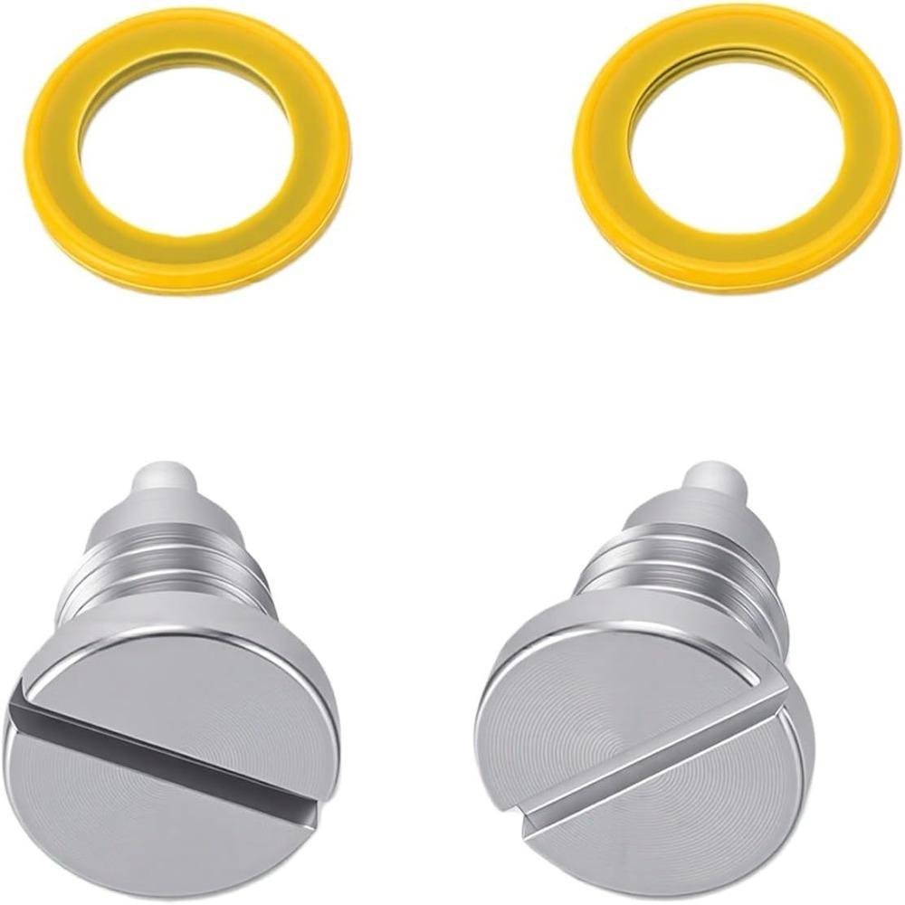 2PCS 3/8"-16 Thread Gear Case Drain Plug Lower Unit Drain Plug Outboard Maintenance