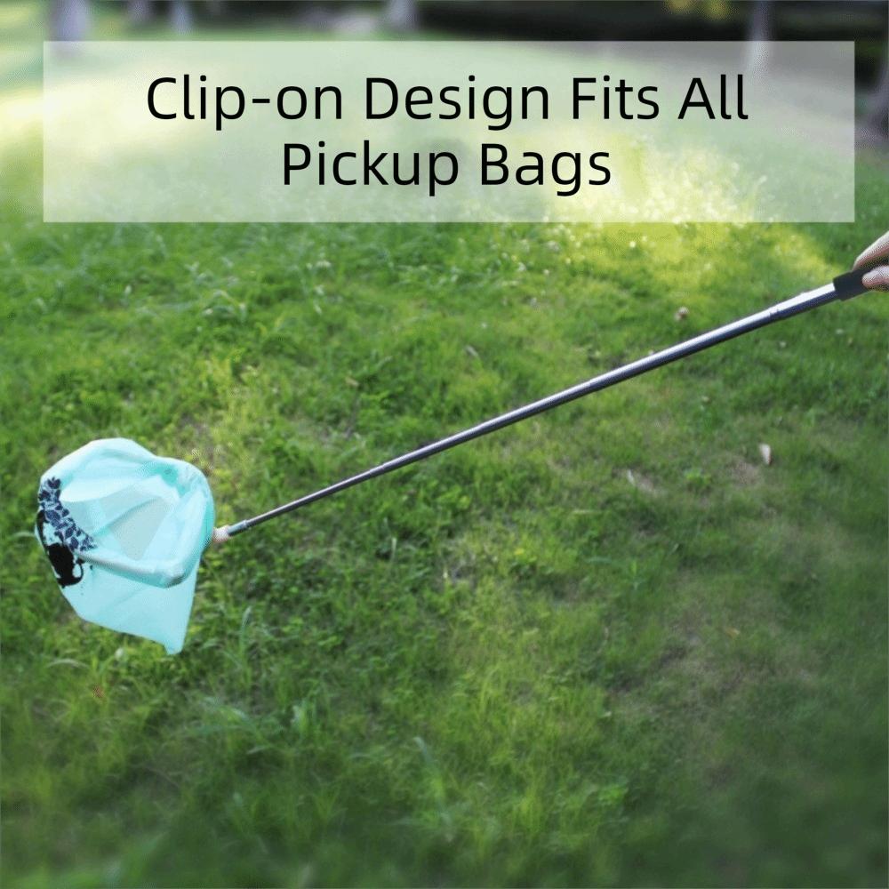 Extendable Handle Pet Poop Scooper Foldable Cat Cleaning Tool Dog Waste Picker Outdoor
