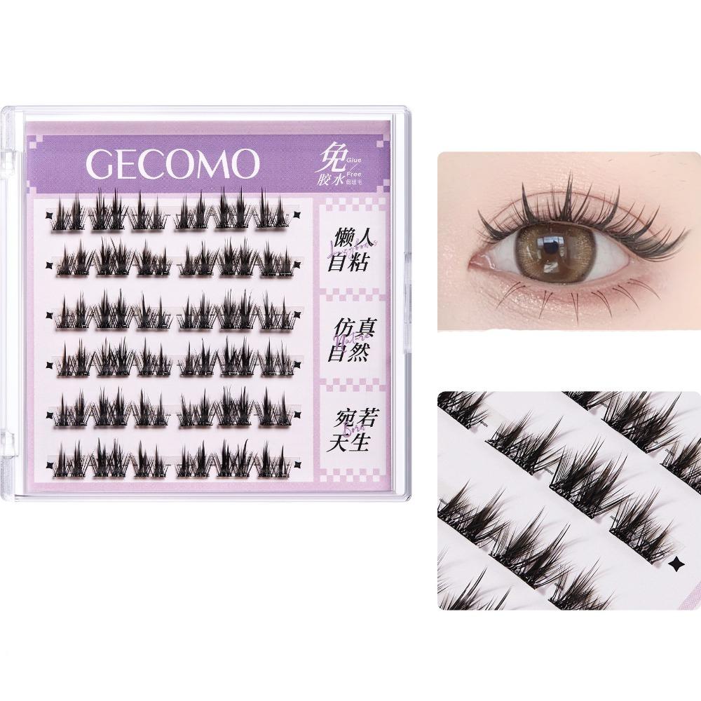 Накладные ресницы без клея для наращивания ресниц, индивидуальные пучки накладных ресниц ежедневно