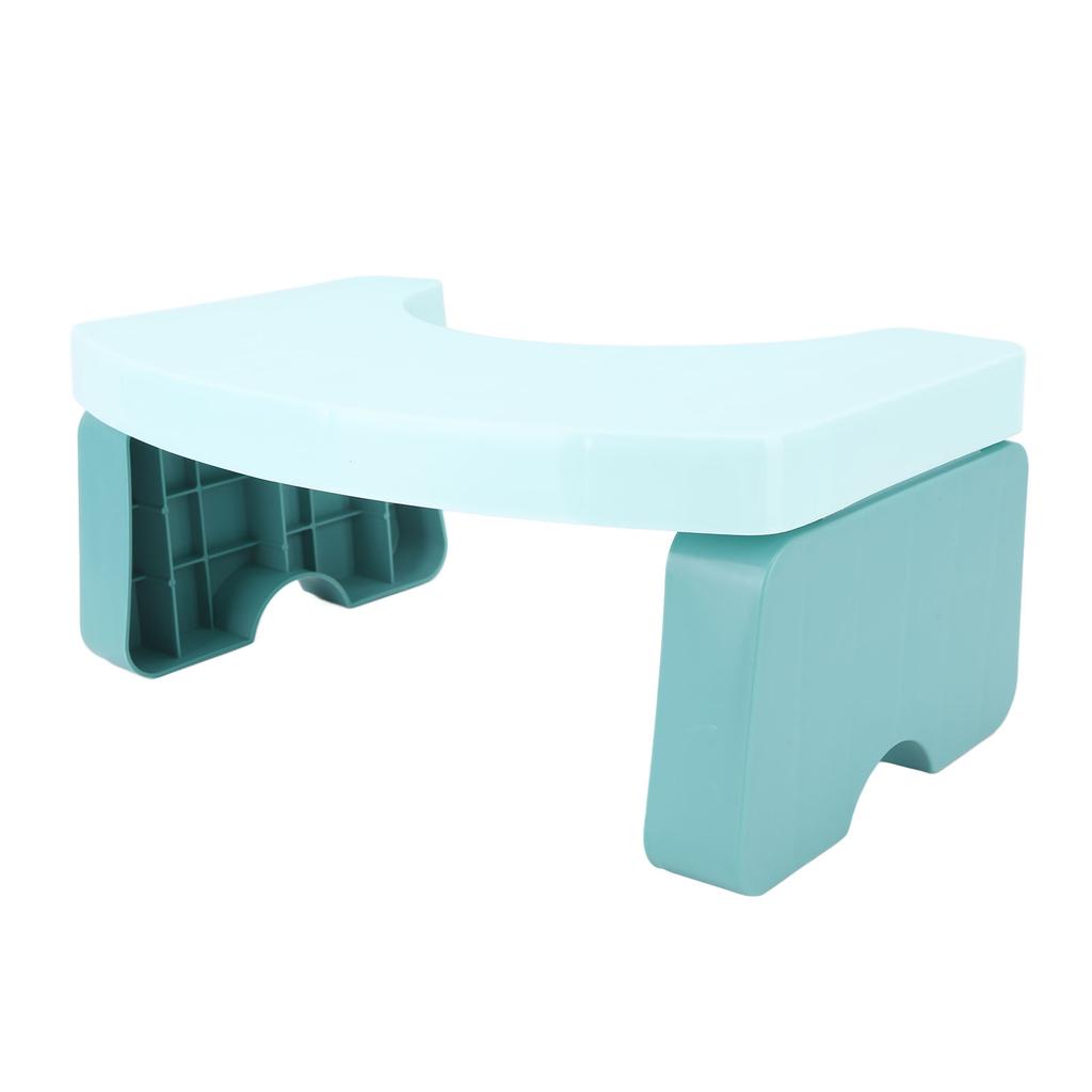 Foldable Toilet Potty Stool PP Portable Squatting Potty Foot Stool for Healthy Gifts Travel Green