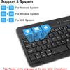 10-дюймовая беспроводная Bluetooth-клавиатура, перезаряжаемая игровая клавиатура для Android IOS Windows