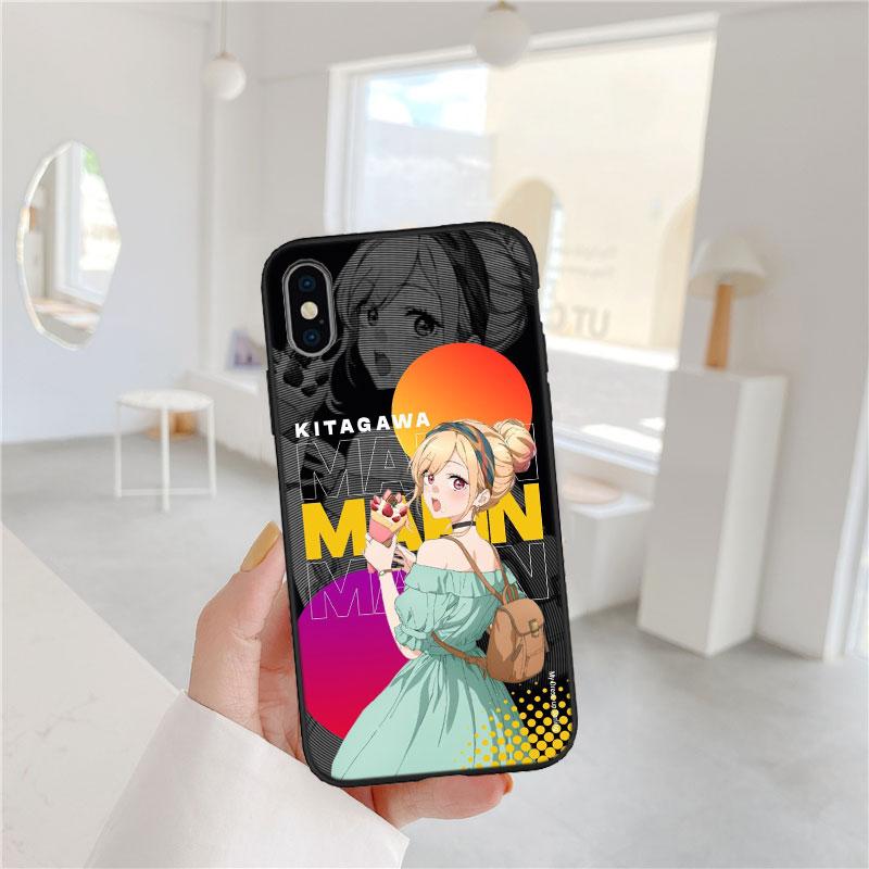 LO60 Чехол для телефона из мягкого силикона с персонажем Марин Китагава для OPPO A3 Pro A72 A74 A76 A77 A77S A78 A79 A94 A95 A18 A40M A58