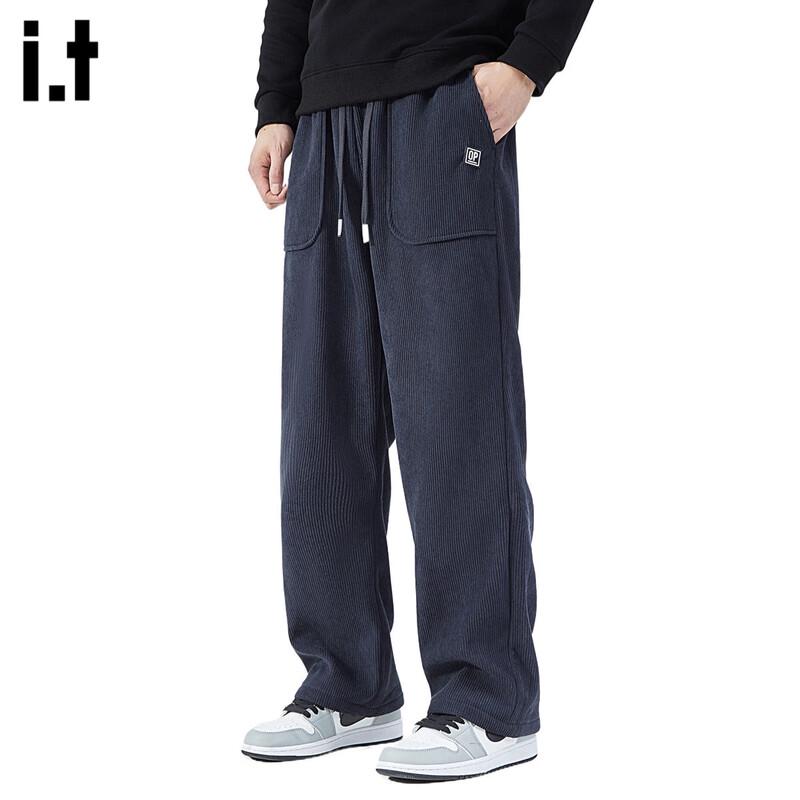 OVERPROTECTIONit Men's Fleece-Lined Straight Leg Casual Pants