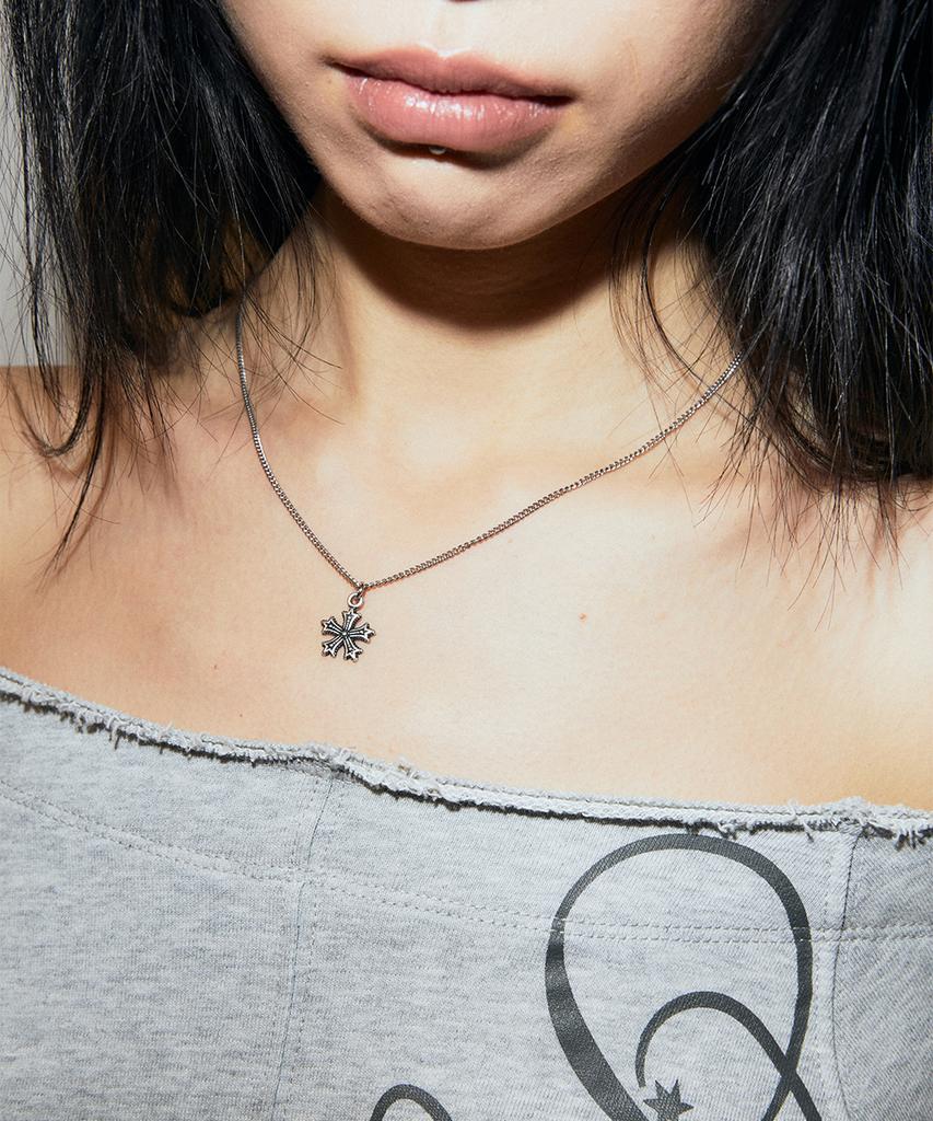 Серебряное колье Mahagrid Cross Star(Mg2Gsmab82A)