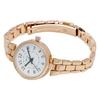 Fieldwork Women's Analog Watch with Metal Band, Nickel-Free, Pink Gold and White, NF Riche JN023-3