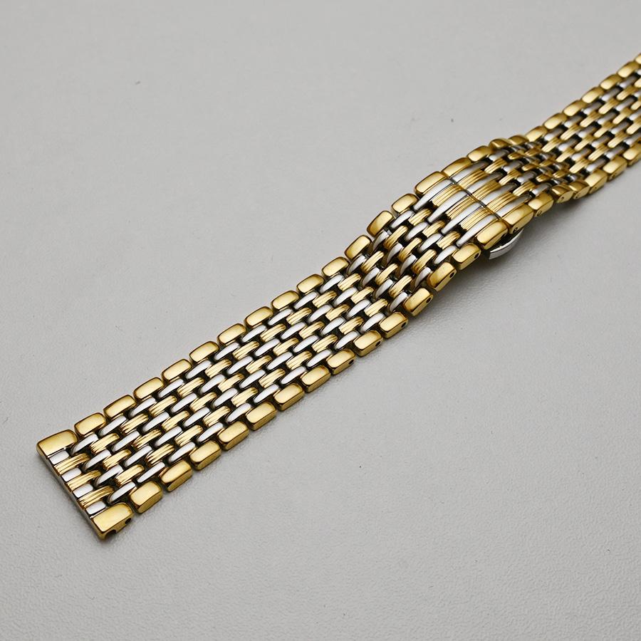 Ремешок для часов из нержавеющей стали 18 мм, 20 мм, 22 мм, серебристый, золотой, полированный, мужской роскошный сменный металлический ремешок для часов, браслет