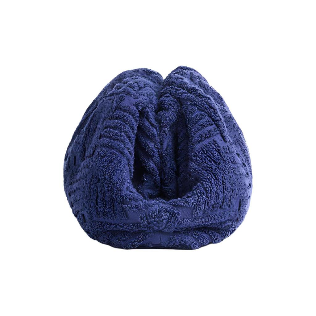 Bottega Veneta Pouch Cloud Bag Plush Curly Nylon Clutch Women clutch Dark-Blue 576227-V0HP0-5023