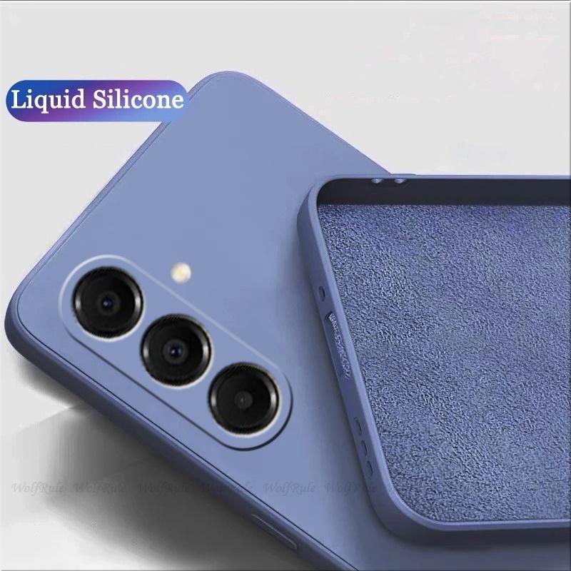 Для Samsung A17 Чехол Накладка Samsung Galaxy A17 Capas Новый Жидкий Силиконовый TPU Бампер Ударопрочный Мягкий Fundas Samsung A17