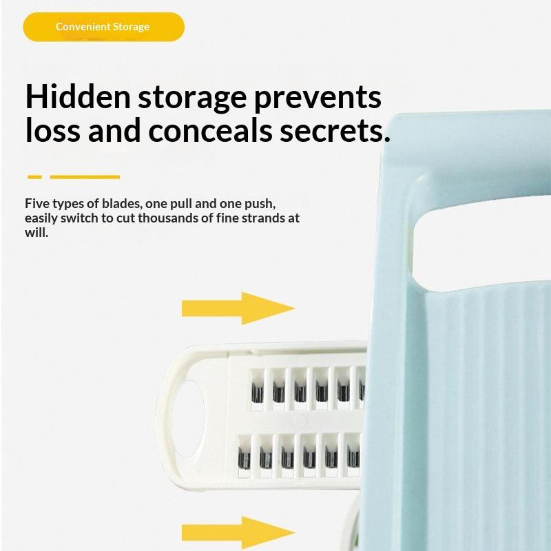 5 In 1 Slicer For Kitchen Vegetable Slicer Multi Blade Potato Chip, Veggie Slicer, Vegetable Cutter, Julienne Shredder