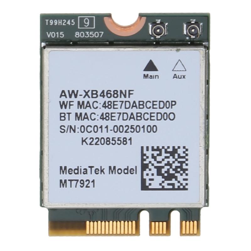 1200 Мбит/с Wi-Fi беспроводная карта 2.4/5 ГГц MT7921 Bluetooth-совместимая k Wlan Wi-Fi карта 802.11AX б/у