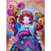 5D DIY Diamond Embroidery Mermaid Girl Diamond Painting Cross Stitch Full Round Drill Rhinestone