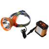 Miner Headlight Super Bright Adjustable Angle LED Headlamp with 6400mAh Lithium Battery