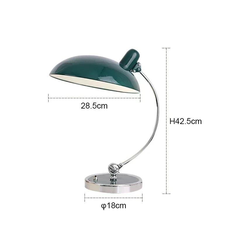 Danish modern minimalist creative desk writing desk lamp office classic retro bedroom bedside Nordic desk lamp table lamp