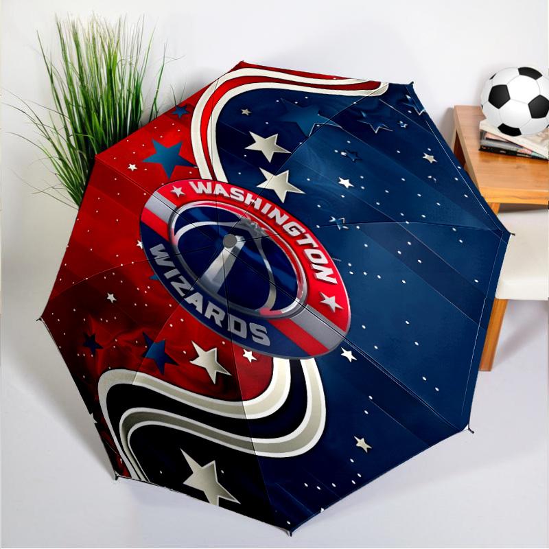 Washington basketball Stars Umbrella 8-Frame for Travel, Camping, Casual Lightweight Portable Umbrella, Essential for Every Family Holidays Gift