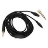 3.5mm Headphone Cable 6.56FT PVC Headphone Replacement Cable with 6.35mm To 3.5mm Adapter for HD580 
