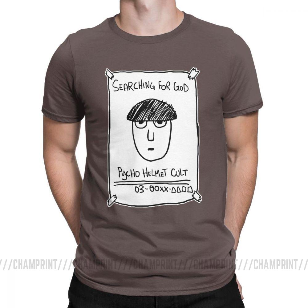 Fashion Mob Psycho 100 Where Is He T Shirt For Men Round Neck 100 Cotton